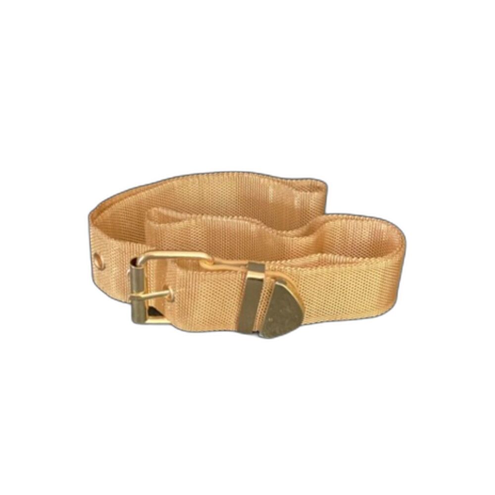 Exquisite Gold Tone Mesh Metal Waist Belt Adjustable XL 39-42” 1.5” Preowned